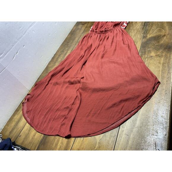 Anthropologie Dolan Costa Dress Left Coast Collection Burnt Orange Stripe XS - Picture 6 of 11